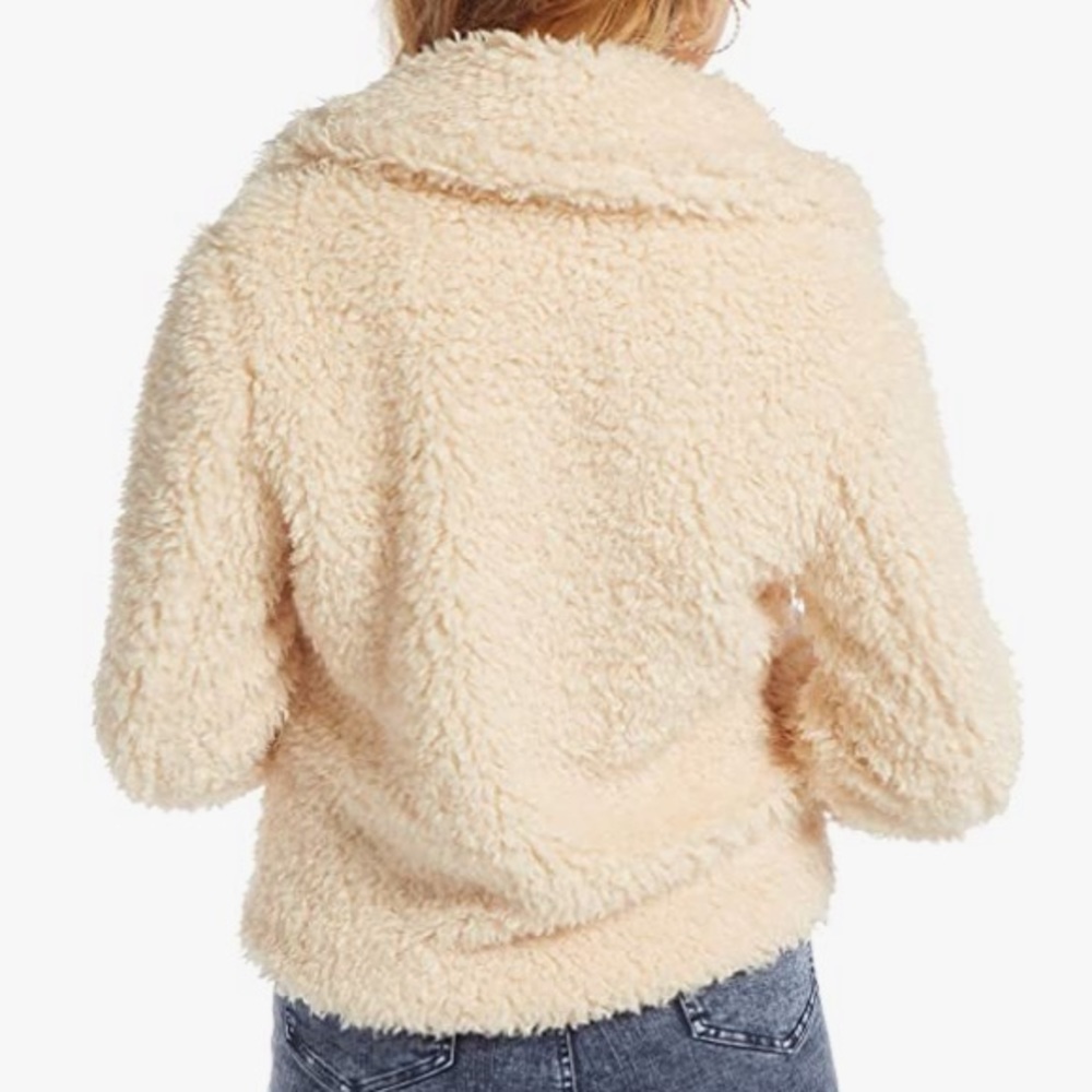 Sugar Poison Sherpa Jacket Size S - Picture 3 of 7